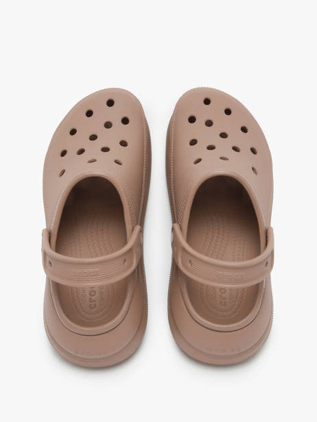 Slippers Crush Clog Crocs Bruin women 207521 ander zicht 3